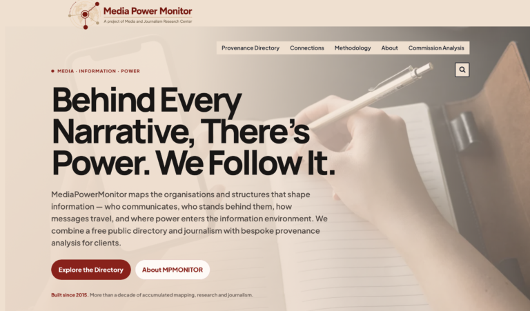 Media Power Monitor Breaks Even Six Months After Relaunch as Research and Intelligence Service